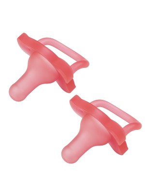 Pepe de silicon UNA PIEZA rosado 2 pack