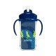 9onz. Vasos entrenamiento insulado pajilla con aladeras Azul