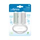 Cepillo Dental de Dedo Gris y verde 2 Pack