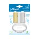 Cepillo Dental de Dedo Gris y amarillo 2 Pack