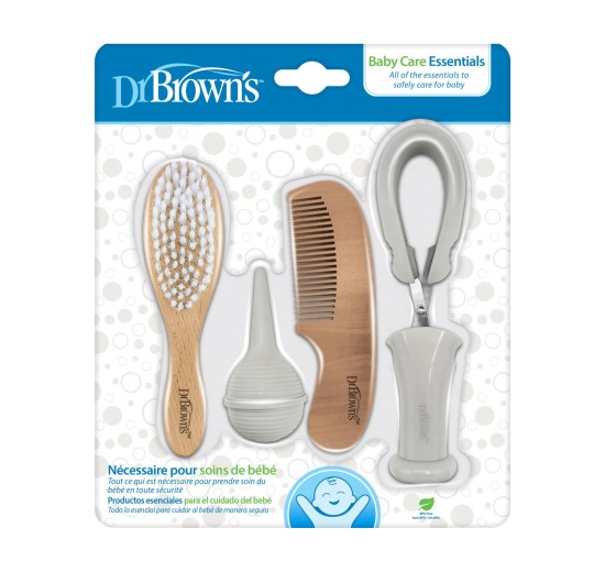Kit cuidado de Bebe madera 5 Piezas