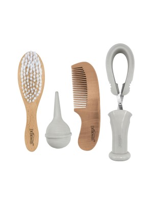 Kit cuidado de Bebe madera 5 Piezas