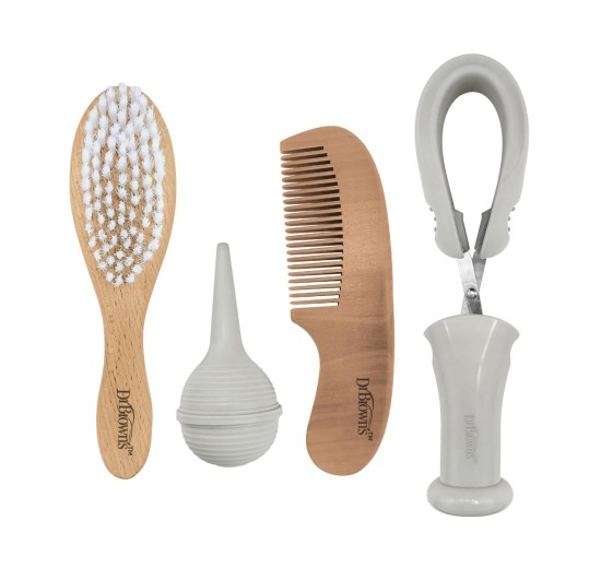 Kit cuidado de Bebe madera 5 Piezas