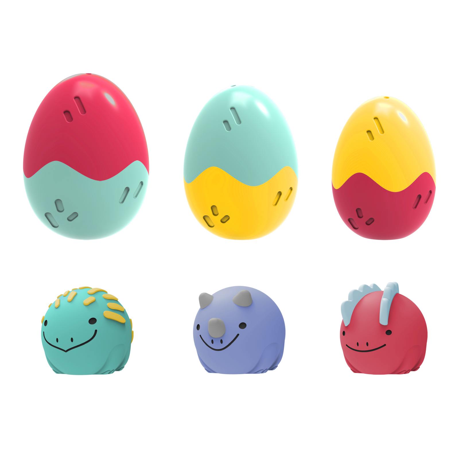 Huevos de dinosaurio que se abren en el agua shop