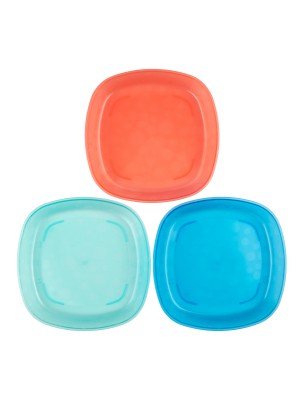 Platos plasticos ondos 3 pack