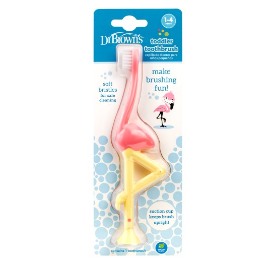 Cepillo de Dientes Infante flamingo