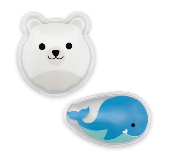 Compresas de agua para congelar oso y ballena