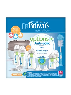 Deluxe New born gift set Esterilizador Micro 5 pachas y cepillo