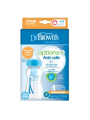 9oz pacha Cuello Ancho, 2 Pack, azul Options+