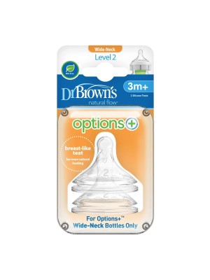Biberon Silicon Nivel-2 cuello ancho