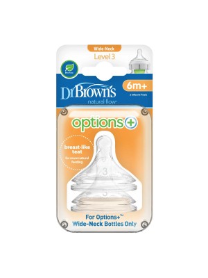 Biberon Silicon Nivel-3 cuello ancho