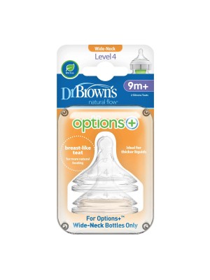 Biberon Silicon Nivel-4 cuello ancho