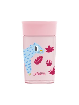 Vaso de Transicion sin boquillas 360 300ml rosado