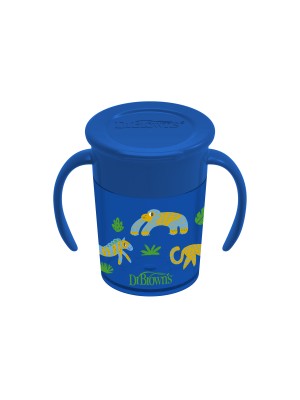 Vaso de Transicion sin boquillas 360 200ml azul/aladeras
