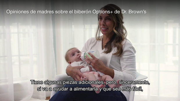Opiniones de madres sobre el biberón Options+ de Dr. Brown's