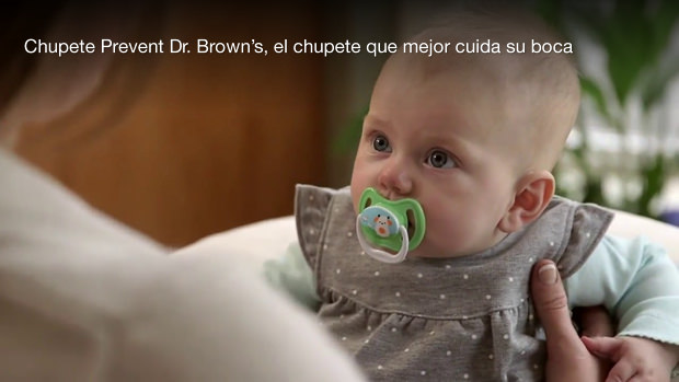 Chupete Prevent Dr. Brown's, el chupete que mejor cuida su boca