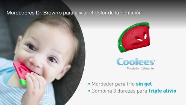 Mordedores Dr. Brown's para aliviar el dolor de la dentición